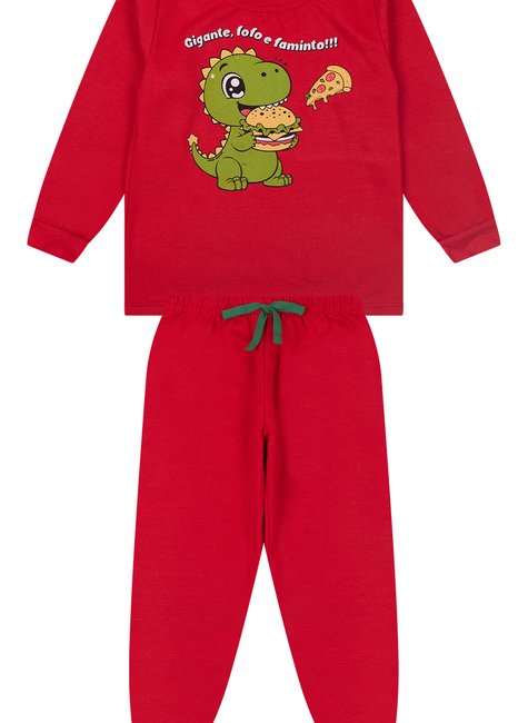 Conjunto Moletom Infantil Menina Flores Jogo da Velha