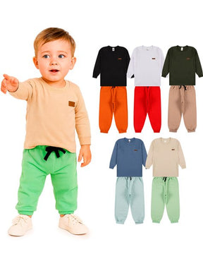 Conjunto Meia Estação Básico Masculino Kit 5 Conjuntos