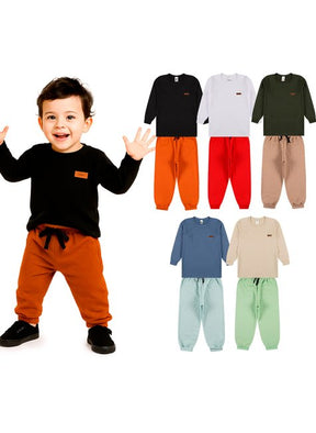 Conjunto Meia Estação Básico Masculino Kit 5 Conjuntos