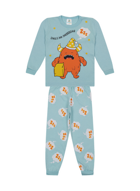 Pijama Longo Infantil Masculino Soninho