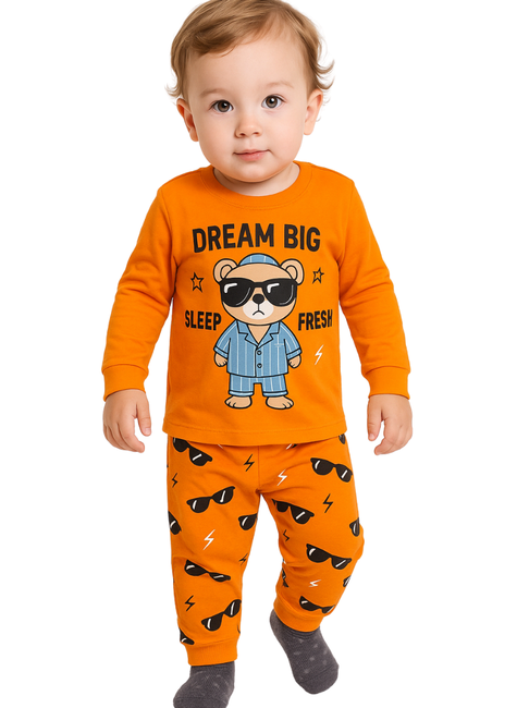 Pijama Longo Infantil Masculino Bear
