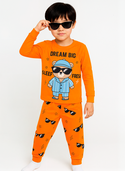 Pijama Longo Infantil Masculino Bear