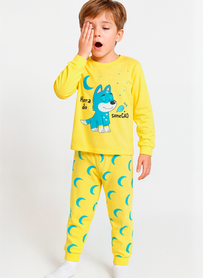 Pijama Longo Infantil Masculino SoneCÃO