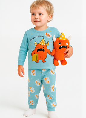 Pijama Longo Infantil Masculino Soninho