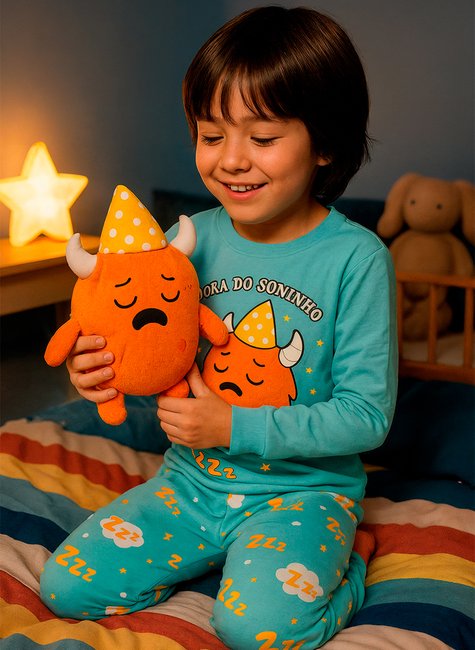 Pijama Longo Infantil Masculino Soninho