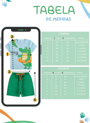 Conjunto Infantil Masculino Summer Days