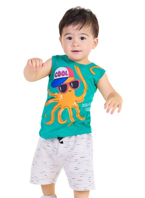 Conjunto Infantil Masculino Summer Vibes