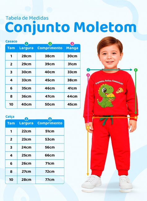 Conjunto Moletom Infantil Menina Flores Jogo da Velha