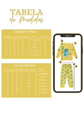 Pijama Longo Infantil Masculino SoneCÃO